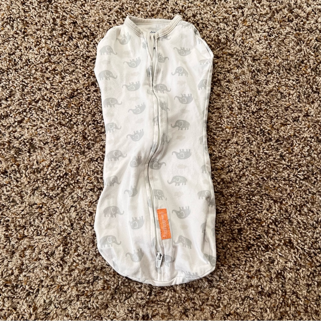 Swaddleme Gray Elephant Sleep Sack Pajamas
